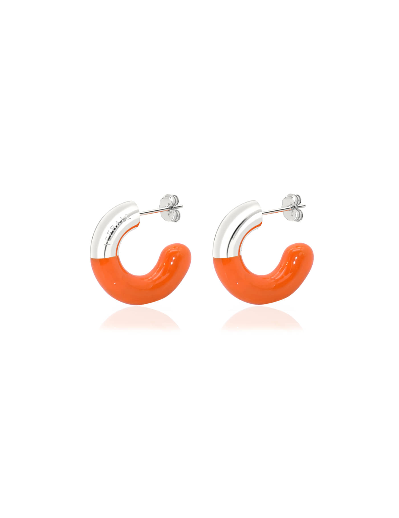 Balloon earring (Vivid orange)