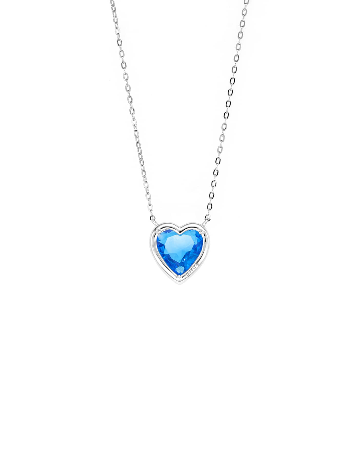BIG heart pendant (Blue)