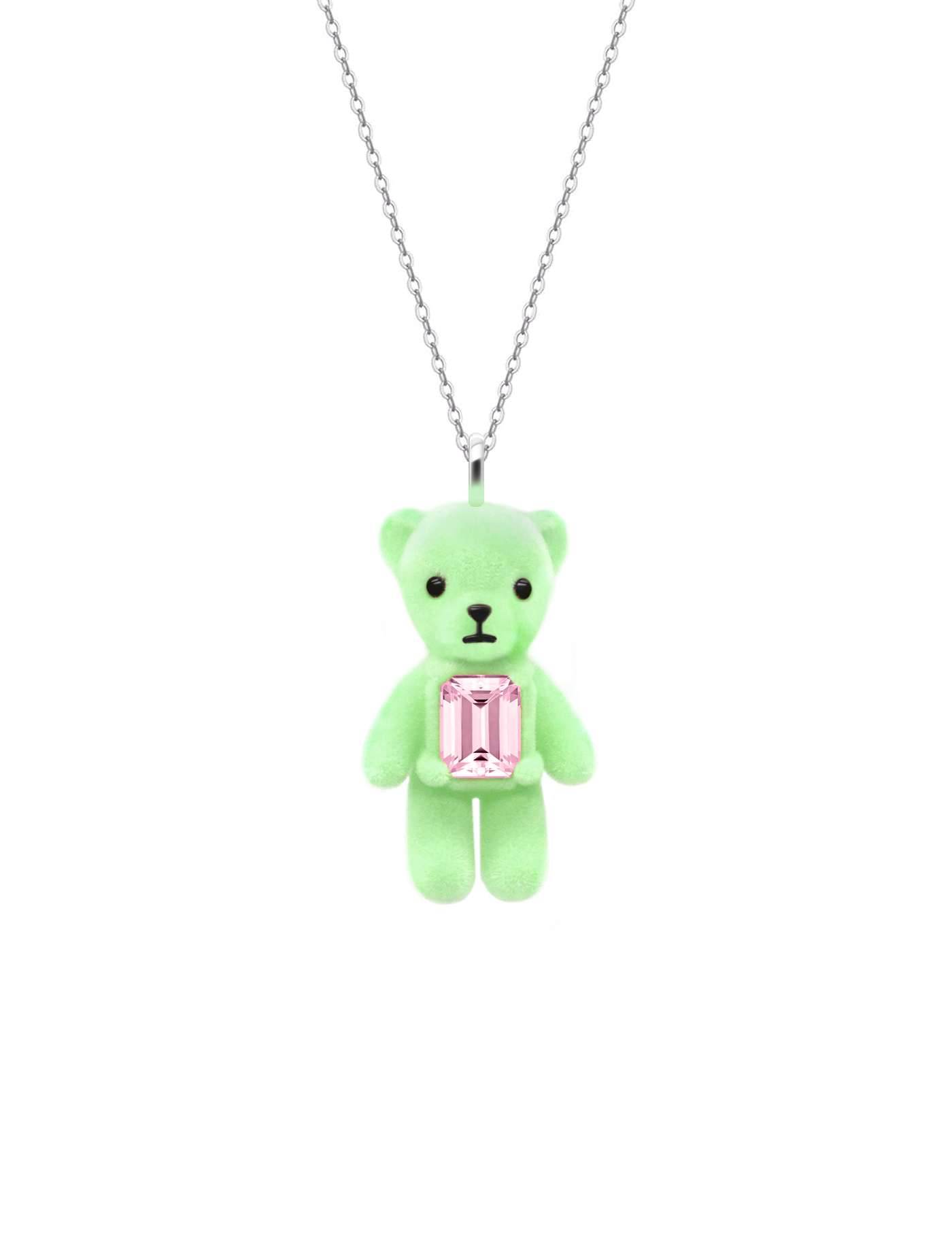 TEO necklace (GREEN)