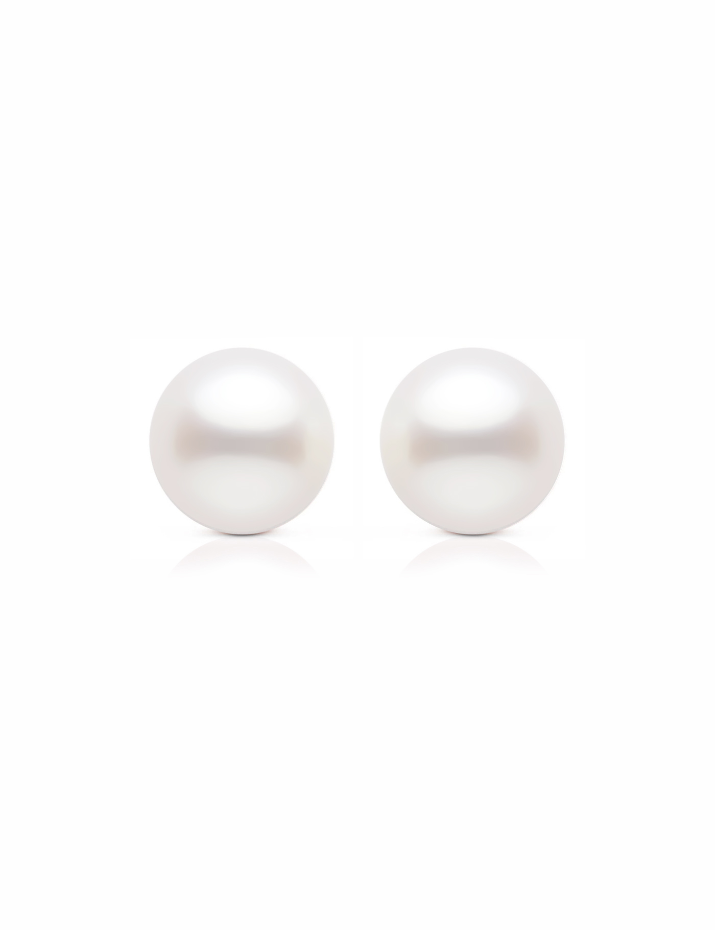 Ice Pearl earring M (White)