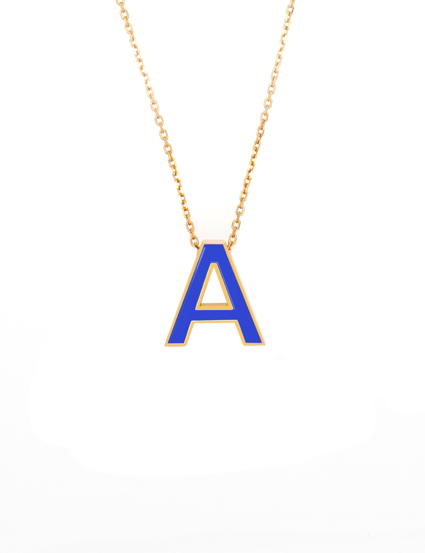Initial pendant necklace (G)