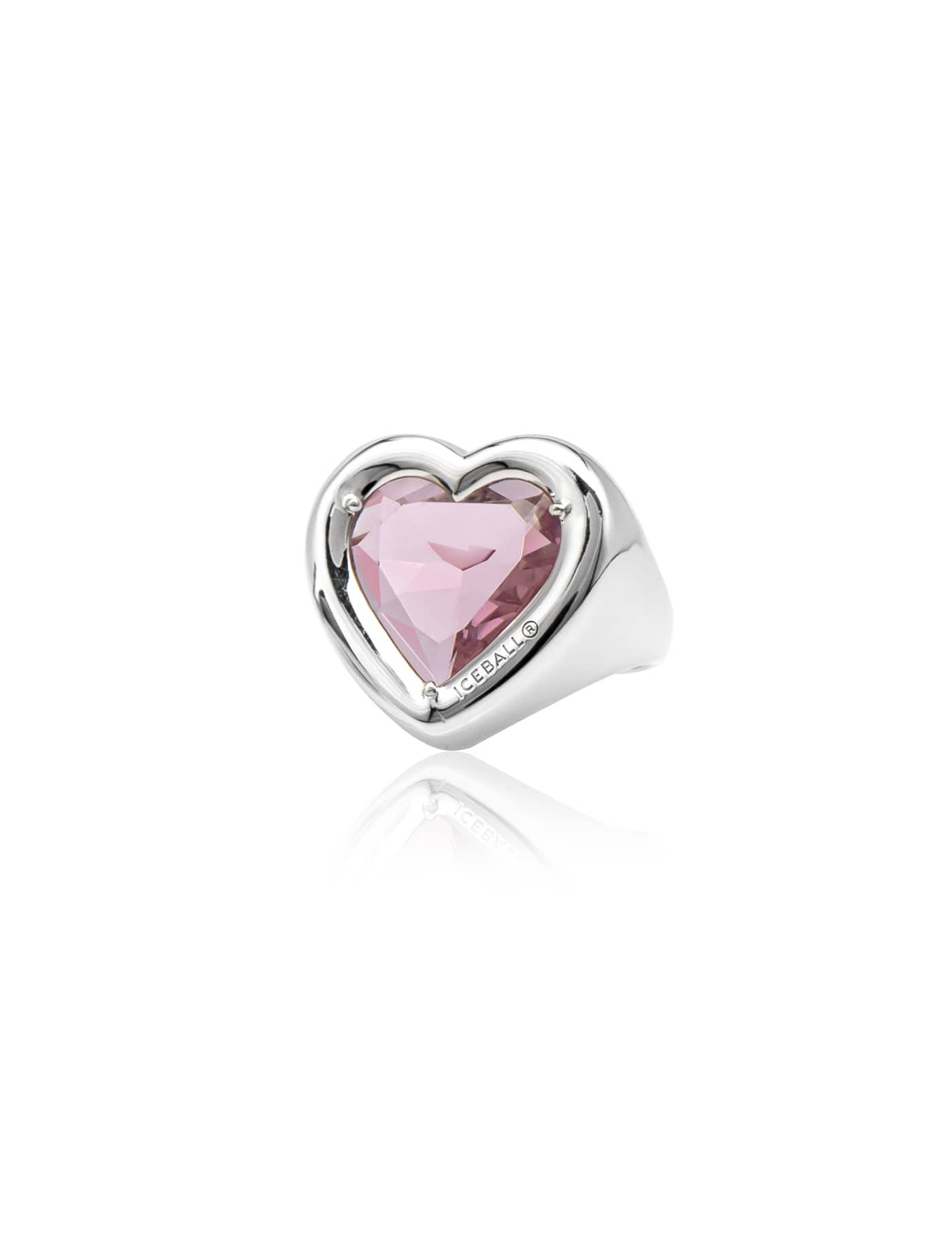 BIG heart ring (Pink)