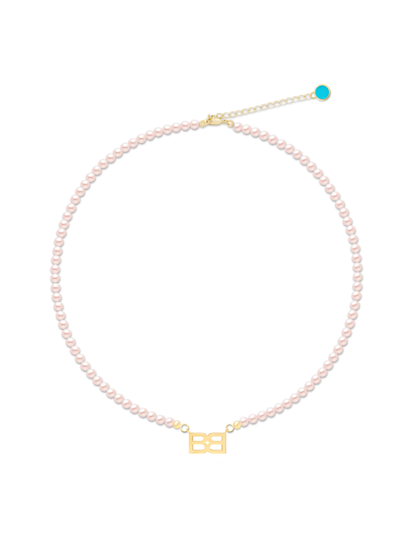 BB pearl necklace (Pink)