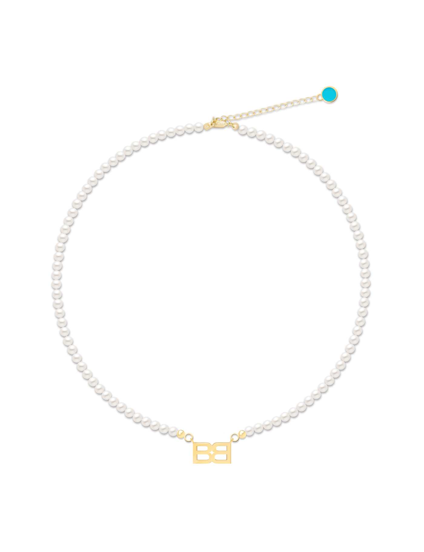 BB pearl necklace (White)